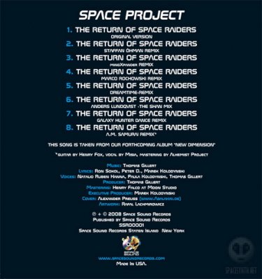 Space Project - The Return Of Space Raiders 2008