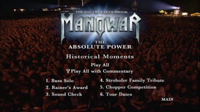 Manowar - The Absolute Power DVD (2006)