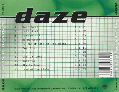 Daze - Super Heroes 1997