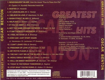 Oscar Benton - Greatest Hits 2000