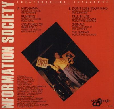 Information Society - Creatures Of Influence (Vinyl, LP) 1985