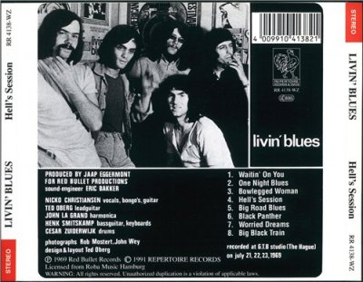 Livin' Blues - Hell's Session 1969/Wang Dang Doobie 1970