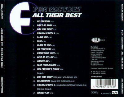 Fun Factory - All Their Best  1996