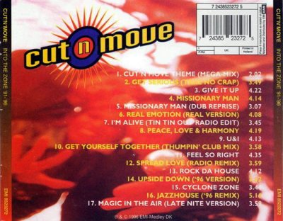 Cut 'N' Move - Into The Zone '91-'96 1996