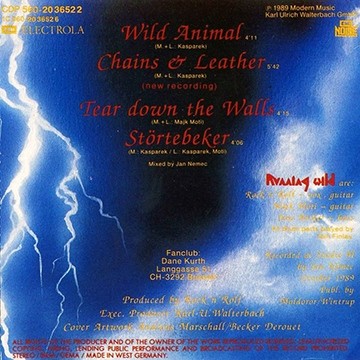 Running Wild - Wild Animal (1990) [EP]