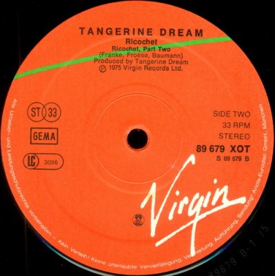 Tangerine Dream - Ricochet (Vinyl, LP, Album) 1975