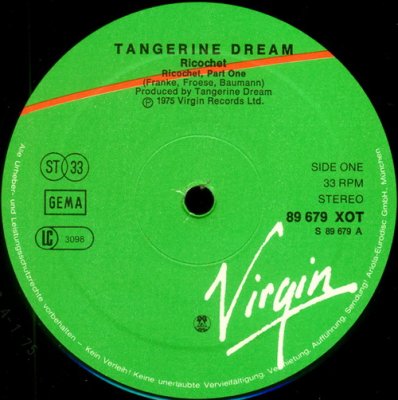 Tangerine Dream - Ricochet (Vinyl, LP, Album) 1975