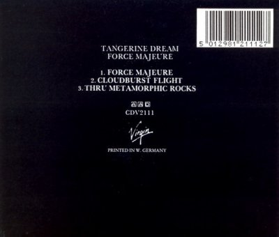 Tangerine Dream - Force Majeure 1979