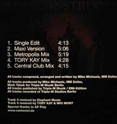 Music Instructor - Electric City (Maxi-Single) 1999