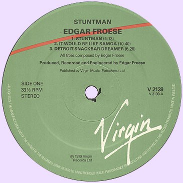 Edgar FROESE - Stuntman 1979