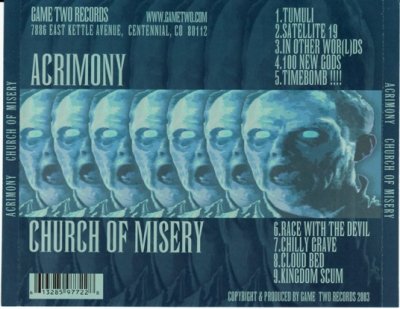 Acrimony/Church Of Misery - Split 2003