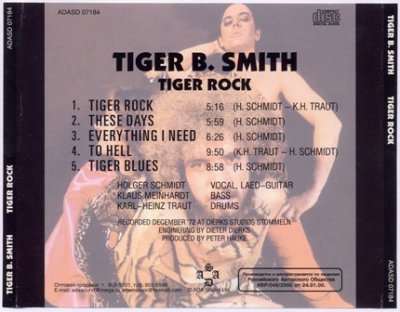 Tiger B.Smith - Tiger Rock (Lossless) 1972