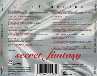 Carol Medina - Secret Fantasy 1995