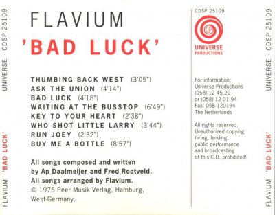 Flavium - Bad Luck 1975