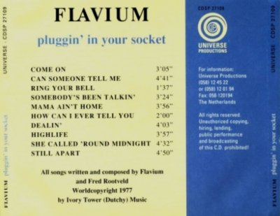 Flavium - Pluggin' In Your Socket 1977