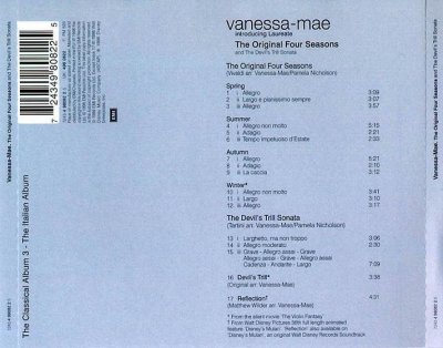 Vanessa Mae -  The Classical Album 3 (The Original Four Seasons) 1998