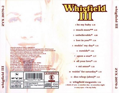 Whigfield - Whigfield III 2000