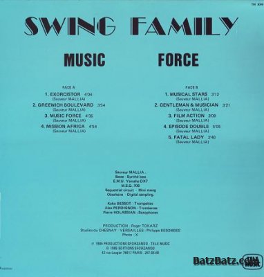 Sauveur Mallia - Music Force Swing Family 1985