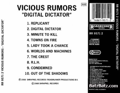 Vicious Rumors - Digital Dictator 1988 (Lossless)