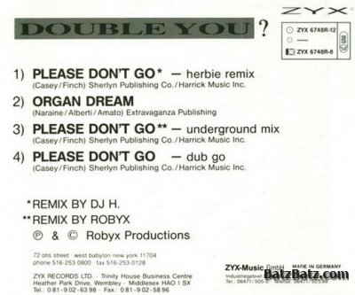 Double You - Please Don't Go (Remix) (Maxi-Single) 1992