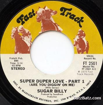 Sugar Billy - Super Duper Love 1975