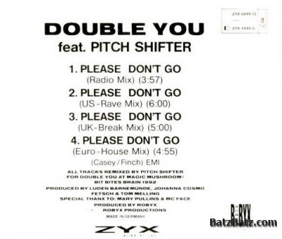 Double You - Please Don't Go (The Techno Remixes) (Maxi-Single) 1992