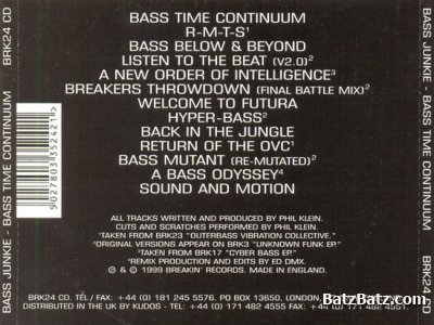 Bass Junkie - Bass Time Continuum 1999