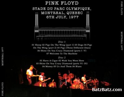 Pink Floyd - Montreal 1977 (Stade Du Parc Olympique, Montreal, Canada 1977-07-06) (2CD)