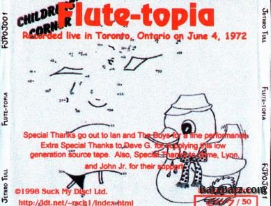Jethro Tull - Flute-topia (Live in Toronto, Canada '1972) [bootleg]
