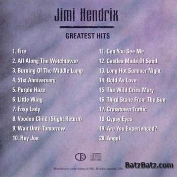 Jimi Hendrix - Greatest Hits (2001)