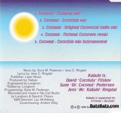 Kabuki - Coconut (Maxi-Single) (1996)