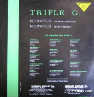 Triple G. - Nervous 12" 1987