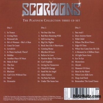 Scorpions - The Platinum Collection (3CD Set) 2005