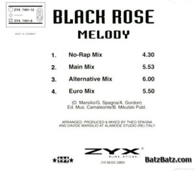 Black Rose - Melody (Maxi-Single) 1994