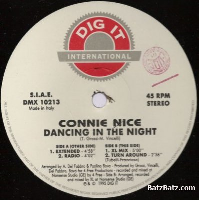 Connie Nice - Dancing In The Night (Maxi-Single) 1995