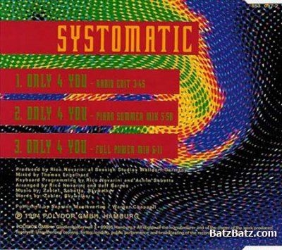 Systomatic - Only 4 You (Maxi-Single) (1994)