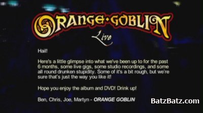 Orange Goblin - Healing Through Fire 2007 (Bonus DVD)