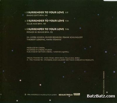 Comic - I Surrender To Your Love (Maxi-Single) (1994)