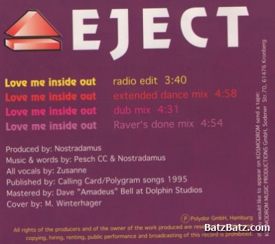 Eject - Love Me Inside Out (Maxi-Single) 1995