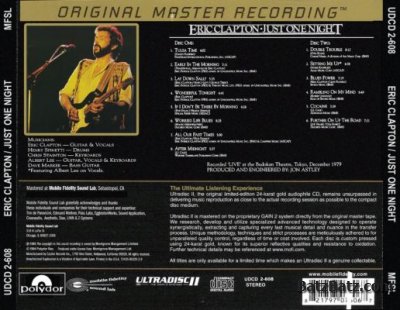 Eric Clapton - Just One Night (2CD) 1980