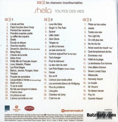 Sheila - Toutes Ces Vies [3CD] (2008) (Lossless+mp3)