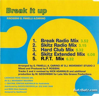 The Hard Concert - Break It Up (Maxi-Single) (1995)