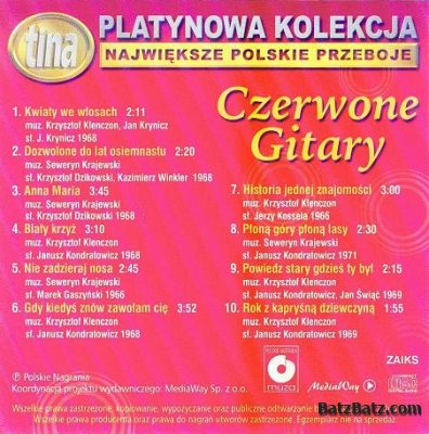 Czerwone Gitary - Platynowa Kolekcja 2008 (LOSSLESS+MP3)