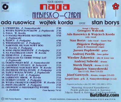 Niebiesko-Czarni - Rock Opera Naga 1972 (Lossless/MP3)