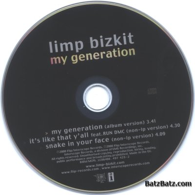 Limp Bizkit - My Generation (CDS) (2000)