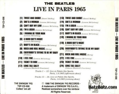 The Beatles - Live In Paris 1965 (Bootleg)