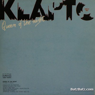 Klapto - Queen Of The Night (12") (1984)