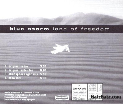 Blue Storm - Land Of Freedom CDM 2000