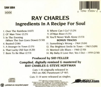 Ray Charles - Ingredients In A Recipe For Soul (1990)