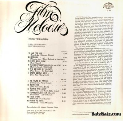 Helena Vondrackova - Film Melodies 1975